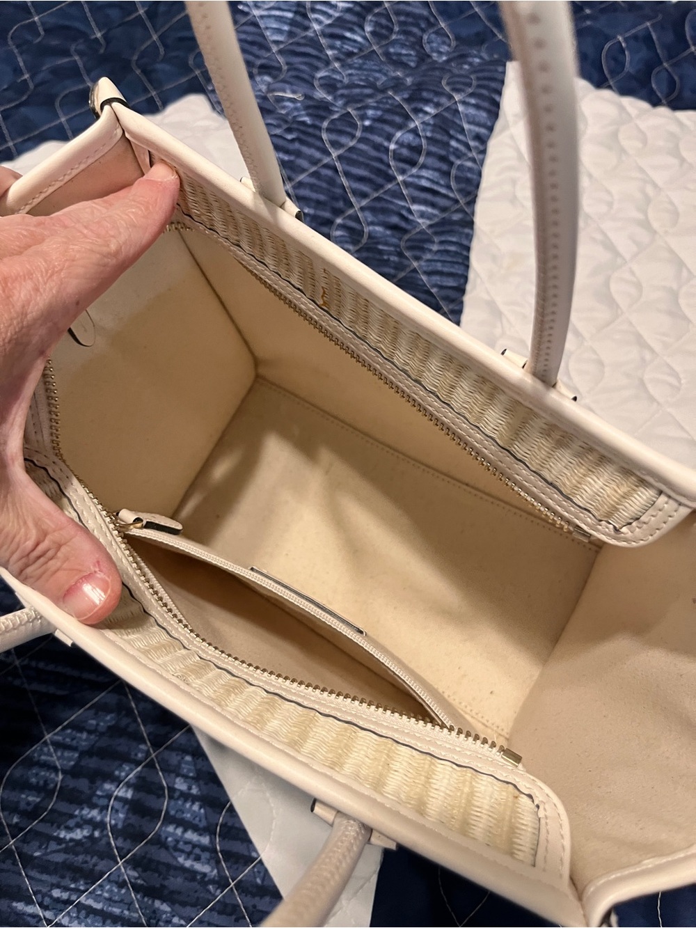 kate spade Tote with Red Ladybug Embroidery - Picture 5 of 11